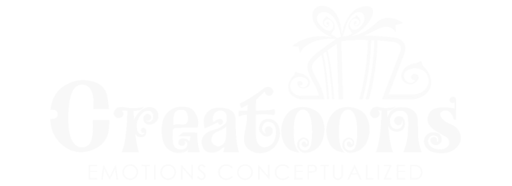 logo creatoons white