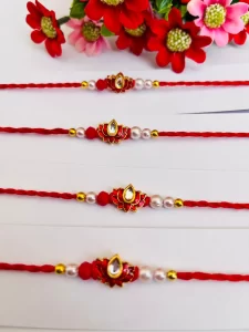 rakhi sets, Red Unity Gleam Rakhi Set, rakhi for brother, best rakhi for brother, rakhi gift set for brother