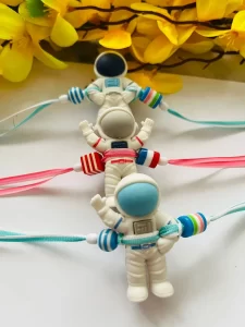 Cartoon Astronaut Rakhi Set, Kids Cartoon Rakhi, rakhi for brother, cartoon rakhi, special rakhi for brother, bro rakhi