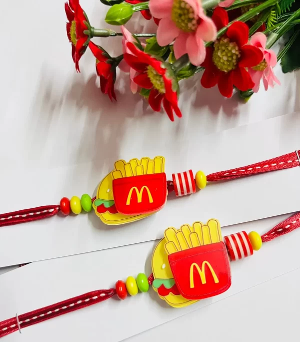 cartoon Mcdonald's rakhi