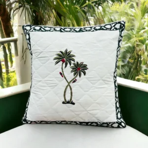 hand block printed cusion cover