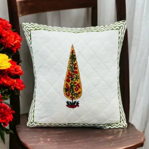 hand block printed cusion cover