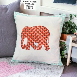 cushions covers, floral elephant cushions covers, floral pillow covers, floral elephant pillow covers 20x20