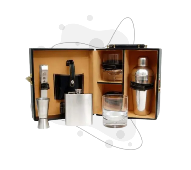 corporate gifts, 2 Glasses Bar Set