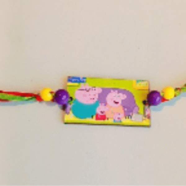 Blue Themed Kids Rakhi Combo – Pack of 2 Cartoon-Inspired Rakhis for Kids