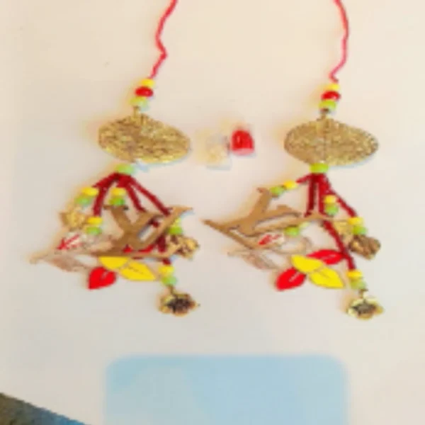 Multicolor Lumba Rakhi – Festive Glam Edition