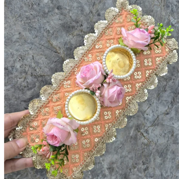 Beautiful Floral T-Light Mats (MDF Base) - Image 2