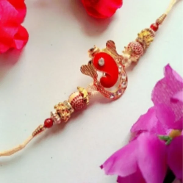 Passion Red Rakhi Set