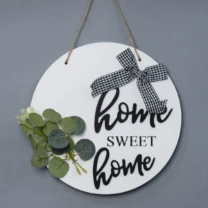 Home Sweet Home Wall Hanging – Premium MDF Home Décor (10x10 inches)