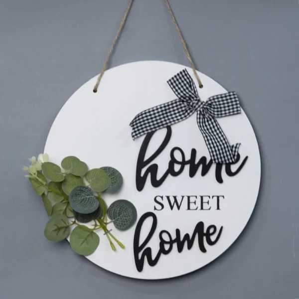 Home Sweet Home Wall Hanging – Premium MDF Home Décor (10x10 inches)
