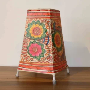 Handcrafted Camel Leather Lamp – Artistic Home Décor