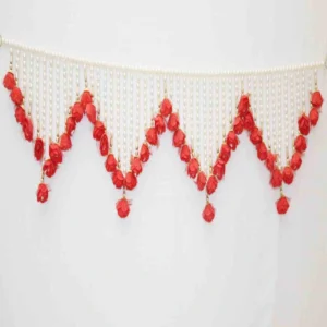 Bandhanwar Home Decor for Diwali – Green, Red & Yellow | Traditional Door Hanging
