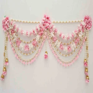 Bandhanwar Home Decor for Diwali – Pink  | Traditional Door Hanging