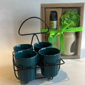 Festive Gift Combo: Aroma Diffuser Set & Cutting Chai Glasses