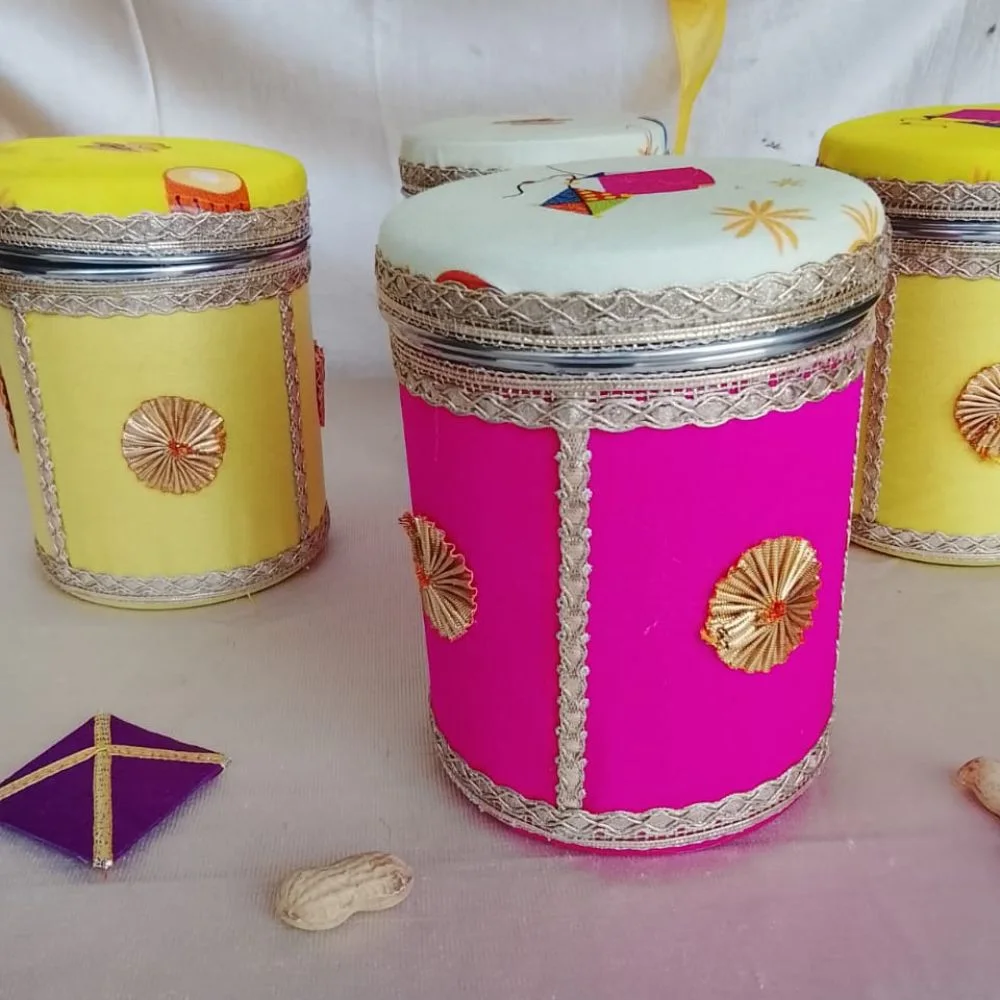 Steel Gift Boxes for Lohri & Makar Sankranti – Dry Fruit & Festive Treat Box (6×4 Inch) - Image 5