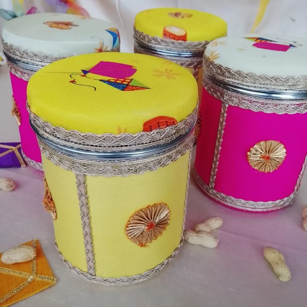 Steel Gift Boxes for Lohri & Makar Sankranti – Dry Fruit & Festive Treat Box (6×4 Inch) - Image 4