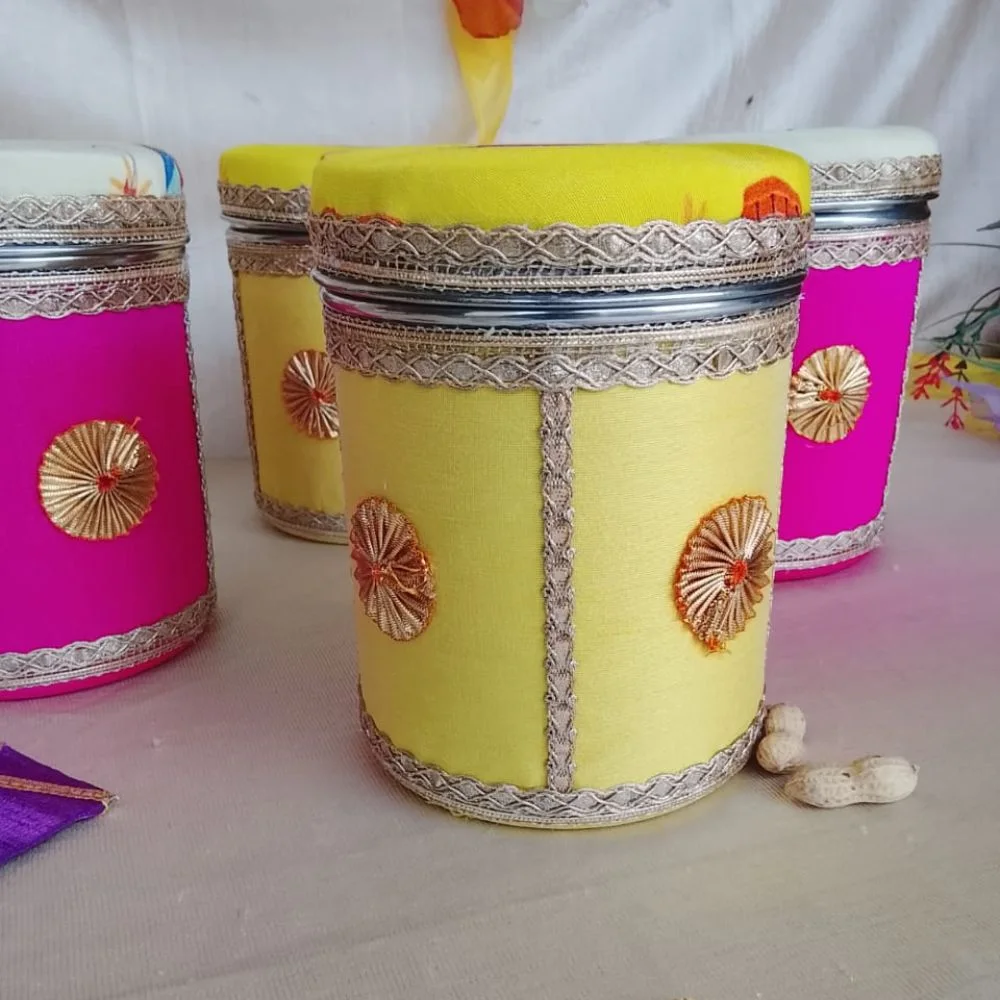 Steel Gift Boxes for Lohri & Makar Sankranti – Dry Fruit & Festive Treat Box (6×4 Inch) - Image 3