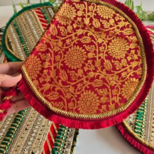 Beautiful Handmade Royal Hand Fans – Sankranti Giveaways