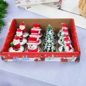 Christmas Candles – Festive Decorative Candle Set