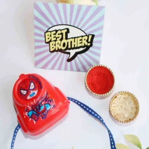 Spider Man Shield Kids Rakhi