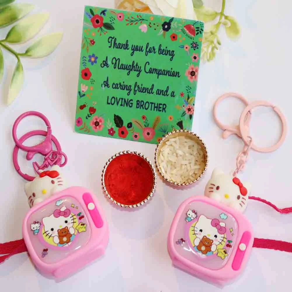 Princess Pink Hello Kitty Rakhi