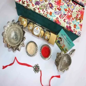 Royal Velvet Box Rakhi Hamper